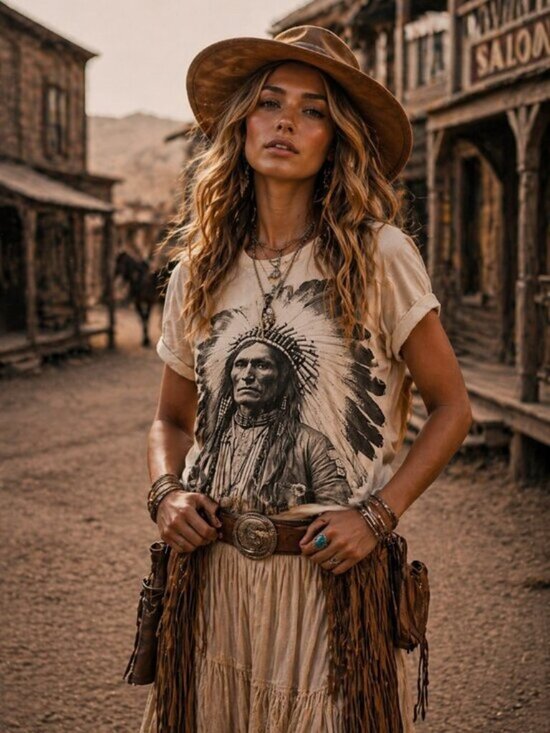 Hatman's original Tops - INDIAN CHIEF T-Shirt T-shirt Hatman's Originals luxury Tee